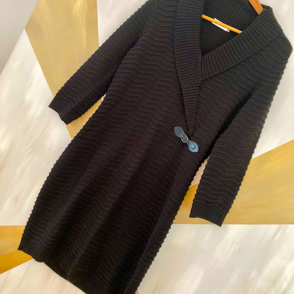 Calvin Klein Textured Sweater Dress